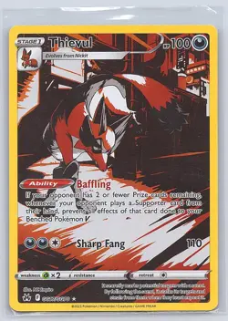 Thievul GG17/GG70 - Pokemon - Crown Zenith Galarian Gallery - NM - NC Empire - Image 1