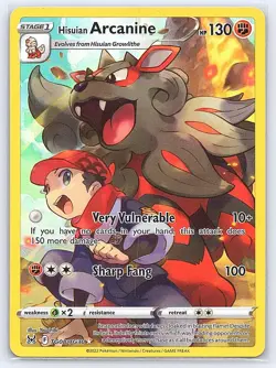 Hisuian Arcanine TG08/TG30 - Pokemon - Lost Origin TG - NM - You Iribi - Image 1