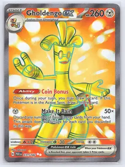 Gholdengo ex 231/182 - Pokemon - Paradox Rift - NM - takuyoa - Image 1