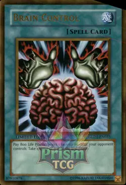 Brain Control gold rare GLD1-EN033 Yugioh - Image 1