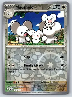 Maushold 161/198 Reverse Holo - Pokemon : S&V - NM - KIYOTAKA OSHIYAMA - Image 1