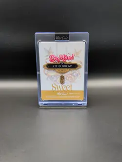 2026 Joe Burrow True 1/1 Gold Vinyl Be Mine Wild Card Sweet Bengals - Image 2
