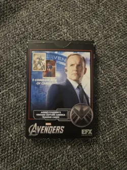 Avengers Trading Cards, Agent Coulson Vintage Captain America Set - Image 2
