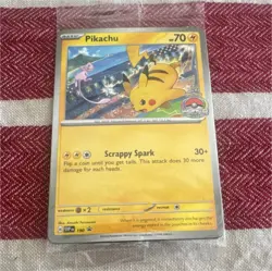 Pokemon Pikachu World Championship Promo Card SVP 190 Scarlet & Violet 2024 - Image 1