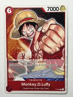 Monkey.D.Luffy P-001 One Piece Promotion Cards - Image 1
