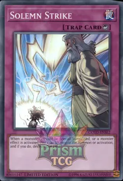 Solemn Strike super rare COTD-ENSE2 Yugioh - Image 1