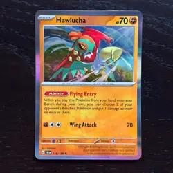 Hawlucha 118/198 Pokemon Scarlet & Violet Base Set Holo Rare Card NM - Image 1