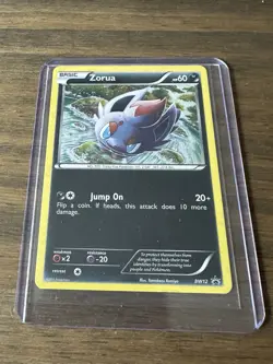 Zorua BW12 Black & White Black Star Promo Holo Rare Pokemon TCG Card 2011 ENG - Image 1