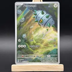 Pokemon Card Ferroseed 148/086 White Flare Illustration Rare NM - Image 2