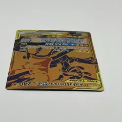 Pokemon Pikachu Zekrom Tag Team Gold GX SM248 Black Star Promo Card TCG VG - Image 5