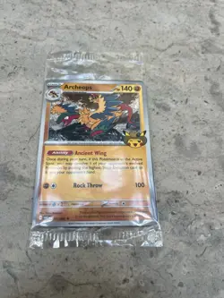 Pokemon Sealed Promo Card 051/086 Archeops Fossil Museum Chicago Field Museum - Image 1