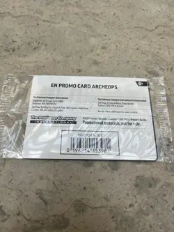 Pokemon Sealed Promo Card 051/086 Archeops Fossil Museum Chicago Field Museum - Image 2