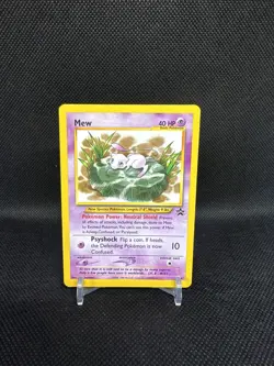 Pokemon TCG Mew 47 WOTC Black Star Promo Vintage Card Near Mint Condition - Image 1