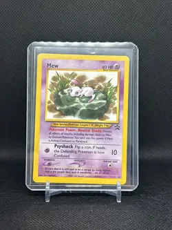 Pokemon TCG Mew 47 WOTC Black Star Promo Vintage Card Near Mint Condition - Image 3