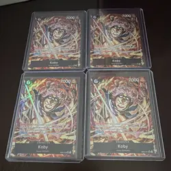 Play set One Piece Card Game Koby EB04-044 Alternate Art Foil English Lot 4 - Image 1