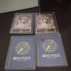 Play set One Piece Card Game Koby EB04-044 Alternate Art Foil English Lot 4 - Image 2