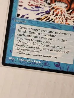 Word of Undoing - Ice Age - MTG Magic - Error Card - Miscut - Image 2
