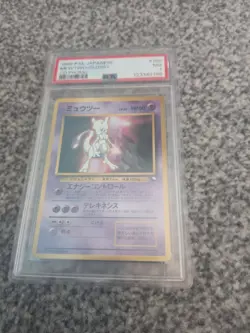 Pokemon Mewtwo Card No.150 Glossy Vending Series CD Promo Japanese PSA 7 NM - Image 1