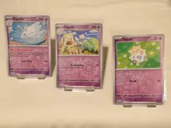Pokemon TCG Togepi [Full Evolution] Set – SV08 Surging Sparks Reverse Holo Cards - Image 1