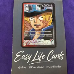 OP13-004 Sabo Leader Alt Art Carrying On His Will One Piece TCG English Card - Image 1