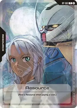 Resource Alternate Art Foil - RP-061 - Gundam TCG Card Game - Image 1