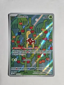 Shuckle 136/132 IR Illustration Rare Mega Evolution Pokemon Card NM - Image 1