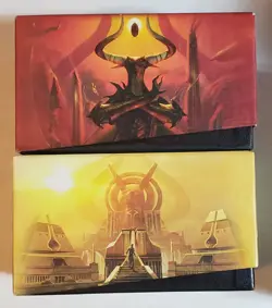 Lot of 2 MTG Magic The Gathering Empty Card Storage Bundle Boxes - Amonkhet - Image 1