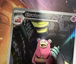 Slowbro IR Illustration Rare 090/084 Pitch Black Card in hand !! Pokemon English - Image 2