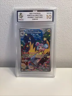 Iono's Kilowattrel Pokemon Card Special Illustration Rare Card Graded 10 MGC - Image 1