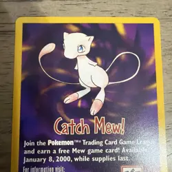 (VP) Catch Mew Promo Pokemon Card Pokemon Movie 1999 WOTC NM - Image 3