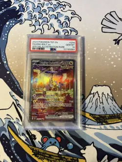 Pokemon TCG Temporal Forces Raging Bolt EX Card 208/162 PSA 10 - Image 1