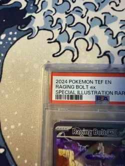 Pokemon TCG Temporal Forces Raging Bolt EX Card 208/162 PSA 10 - Image 2