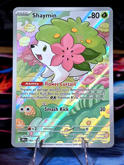 Shaymin - 185/182 - Illustration Rare - Destined Rivals - Pokemon Card - NM/M - Image 1