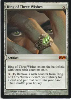 MTG: Magic 2014: Ring of Three Wishes: Lightly Played Condition - Image 1