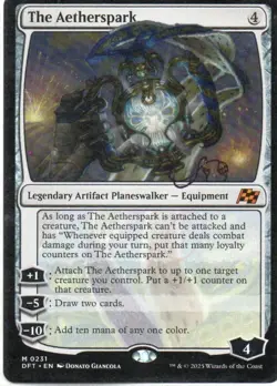 MTG: Aetherdrift: The Aetherspark: Lightly Played Condition - Image 1