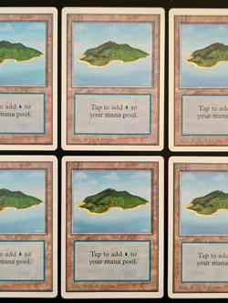 MtG - 6 x Island - Unlimited Edition - Magic the Gathering - Image 3