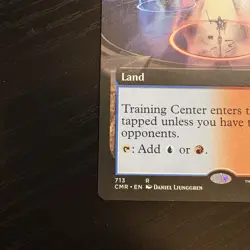 Training Center Extended Art Rare Regular MTG Commander Legends #713 NM - Image 4