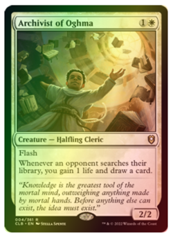 ​Archivist of Oghma - FOIL - NM MTG CLB - Battle for Baldur's Gate 004/361 Rare - Image 1