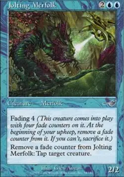 Jolting Merfolk - Foil LP, English MTG Nemesis - Image 1