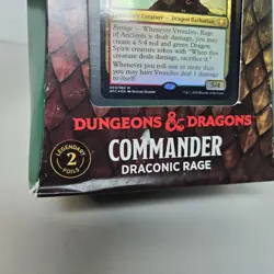Draconic Rage Commander Deck MTG Dungeons & Dragons 2021 - Image 2