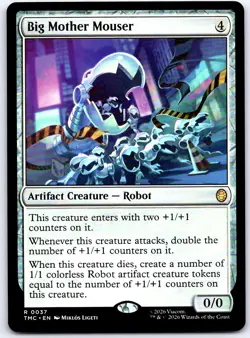 Big Mother Mouser 37 Commander: Teenage Mutant Ninja Turtles MTG NM/M - Image 1
