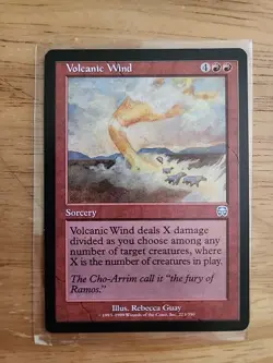 Volcanic Wind - Mercadian Masques - MTG Magic - Uncommon - Red Sorcery - Image 1