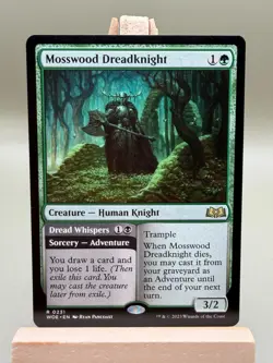MOSSWOOD DREADKNIGHT #231 MTG Magic WILDS OF ELDRAINE - Image 1