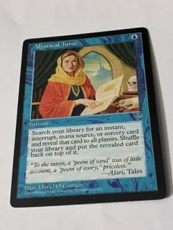 MTG 1996 Magic The Gathering Vintage Mirage Mystical Tutor NM M152 - Image 1