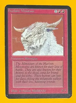 MTG HURLOON MINOTAUR Alpha (OldManMTG 012-928) - Image 1