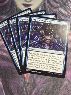 Experimental Augury x4 Phyrexia: All Will Be One 4x Magic the Gathering MTG - Image 1