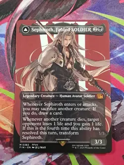 Sephiroth, Fabled SOLDIER (0382) (Borderless) - FINAL FANTASY (FIN) - EN M 0382 - Image 1