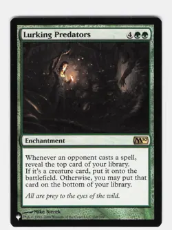 Lurking Predators #190 The List - Core Set 2010 Regular Rare - Image 1