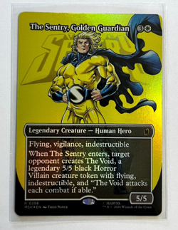 MTG – Marvel – The Sentry, Golden Guardian Borderless Logo Foil - Rare 0358 - Image 1