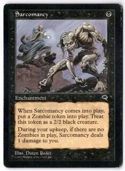 Sarcomancy TMP 154 Magic: The Gathering R LP - Image 1